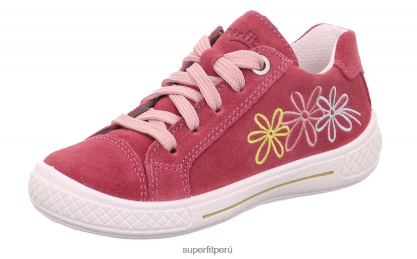 educación física Superfit niños pequeños tensy - zapatillas bajas con cordones rosa V06L24831 zapatillas bajas