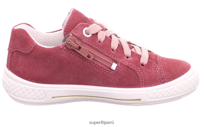 educación física Superfit niños pequeños tensy - zapatillas bajas con cordones rosa V06L24831 zapatillas bajas