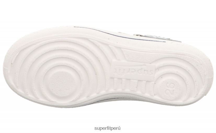 educación física Superfit niños pequeños tensy - zapatillas bajas con cremallera azul V06L24821 zapatillas bajas