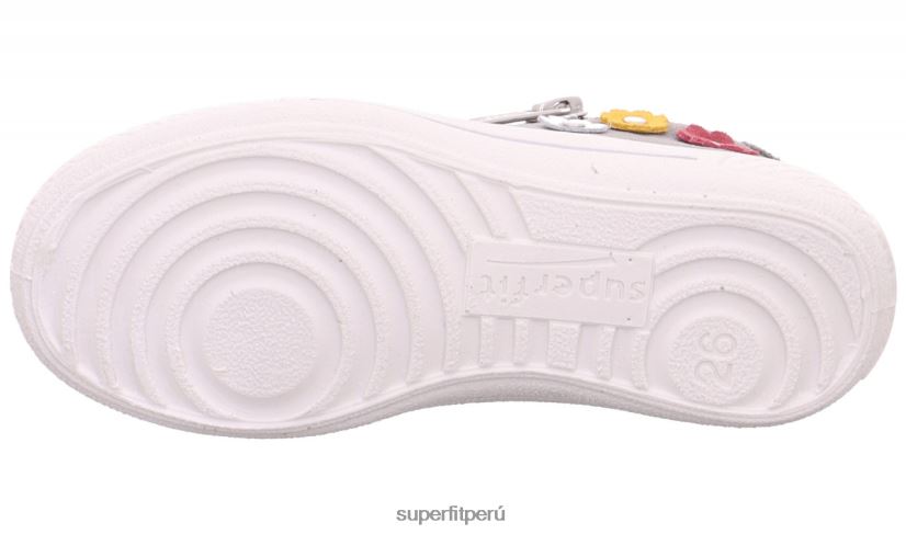 educación física Superfit niños pequeños tensy - zapatillas bajas con cremallera gris claro V06L24822 zapatillas bajas