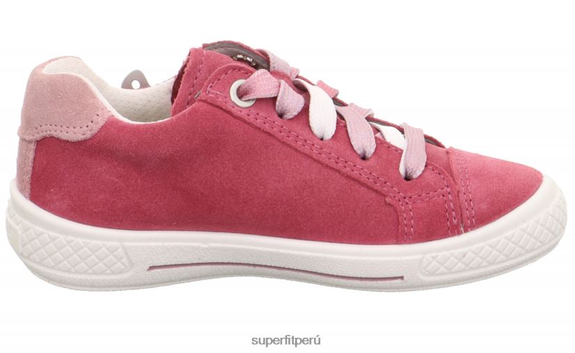 educación física Superfit niños pequeños tensy - zapatillas bajas con cremallera rosa V06L24795 zapatillas bajas