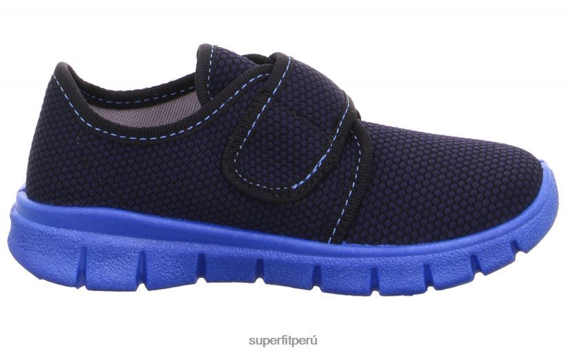 educación física Superfit niños pequeños bobby - zapatilla con cierre de velcro azul V06L24560 zapatillas