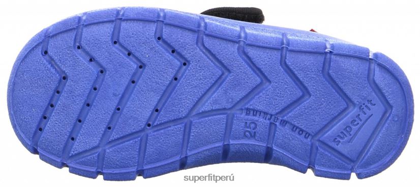 educación física Superfit niños pequeños bobby - zapatilla con cierre de velcro azul V06L24560 zapatillas