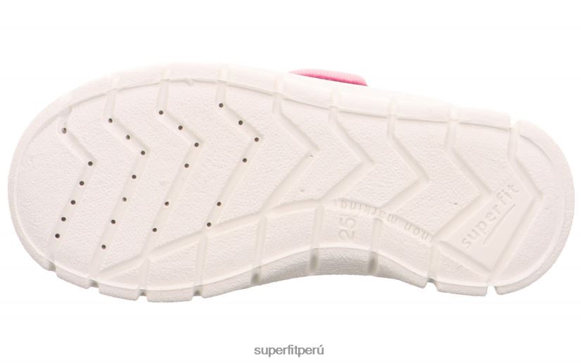 educación física Superfit niños pequeños bobby - zapatilla con cierre de velcro rosa/multicolor V06L24563 zapatillas
