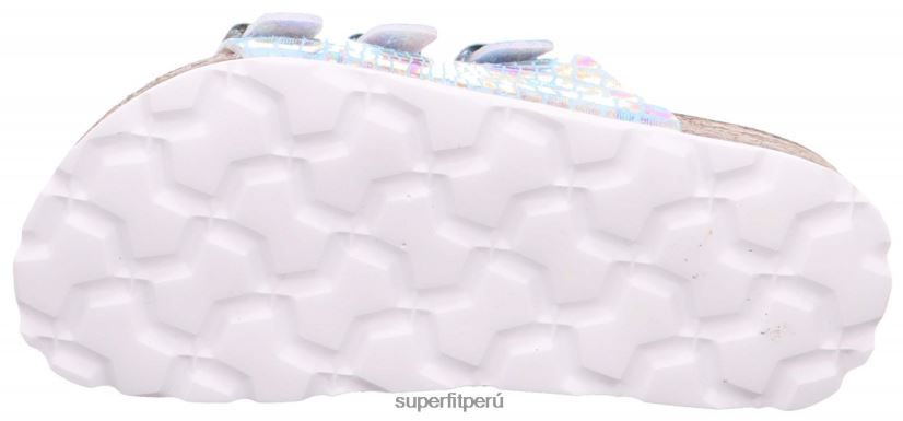 educación física Superfit niños pequeños fussbettpantoffel - zapatilla con hebilla azul V06L24597 zapatillas