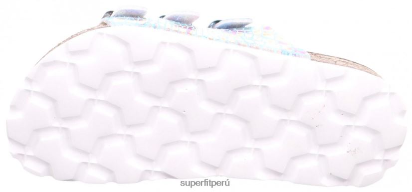 educación física Superfit niños pequeños fussbettpantoffel - zapatilla con hebilla azul V06L24597 zapatillas