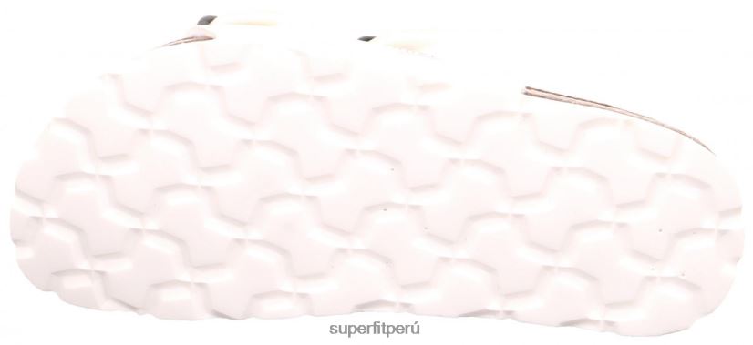 educación física Superfit niños pequeños fussbettpantoffel - zapatilla con hebilla blanco V06L24558 zapatillas