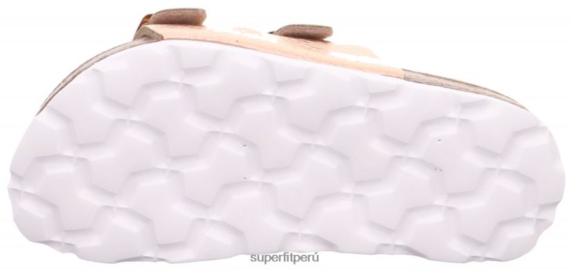 educación física Superfit niños pequeños fussbettpantoffel - zapatilla con hebilla bronce V06L24584 zapatillas