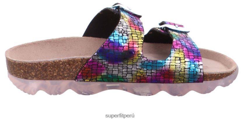 educación física Superfit niños pequeños gelatinas - zapatilla con hebilla multicolor V06L24594 zapatillas