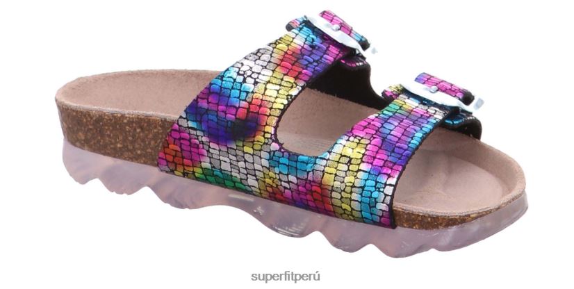 educación física Superfit niños pequeños gelatinas - zapatilla con hebilla multicolor V06L24594 zapatillas