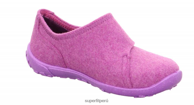 educación física Superfit niños pequeños suerte - zapatilla con deslizamiento púrpura V06L24593 zapatillas