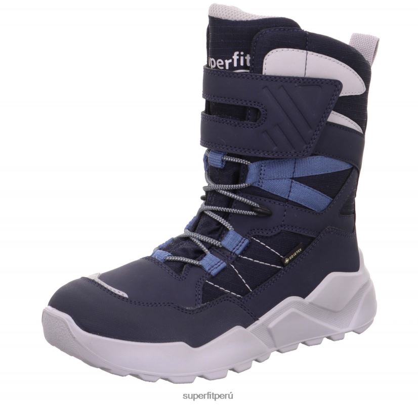 educación física Superfit niños y adolescentes cohete - bota con cierre de velcro azul/gris claro V06L24922 botas