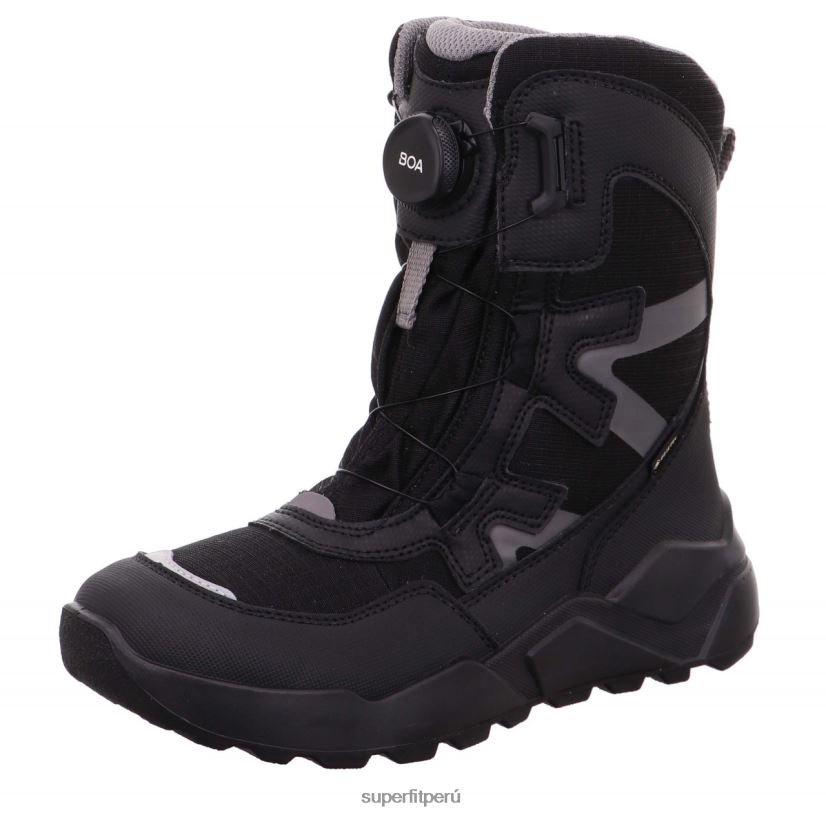 educación física Superfit niños y adolescentes cohete - bota con sistema boa fit Gris oscuro V06L24936 botas
