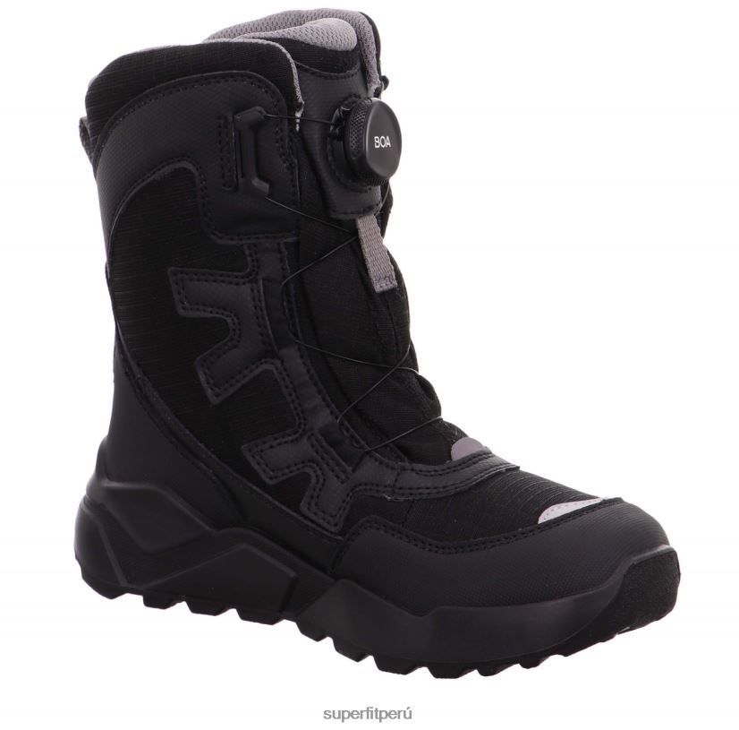 educación física Superfit niños y adolescentes cohete - bota con sistema boa fit Gris oscuro V06L24936 botas