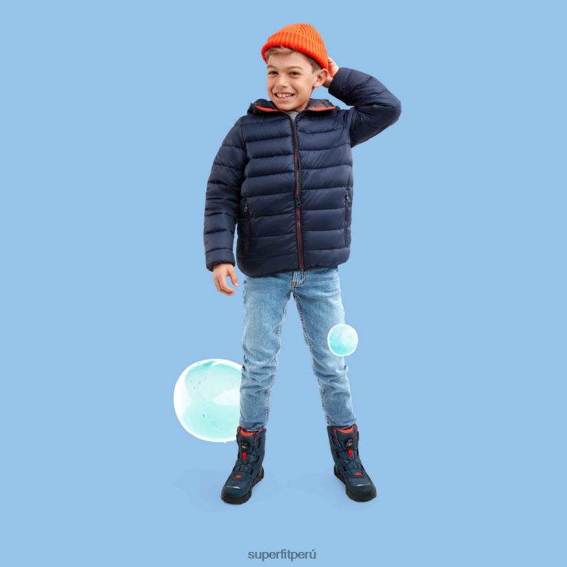 educación física Superfit niños y adolescentes cohete - bota con sistema boa fit azul/naranja V06L24919 botas
