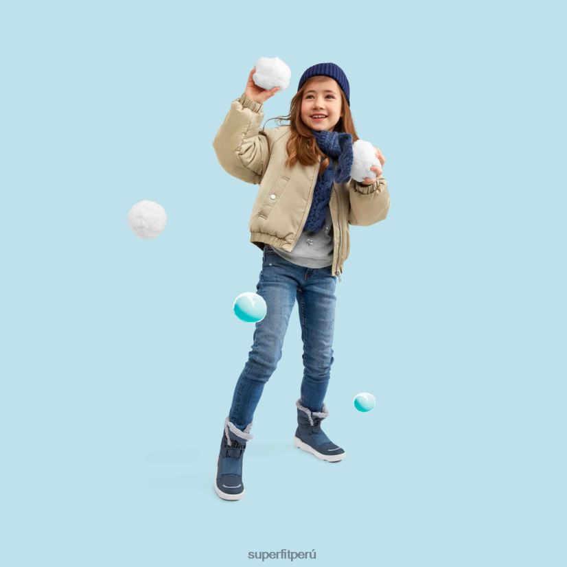 educación física Superfit niños y adolescentes crepúsculo - bota con cierre rápido azul V06L24921 botas