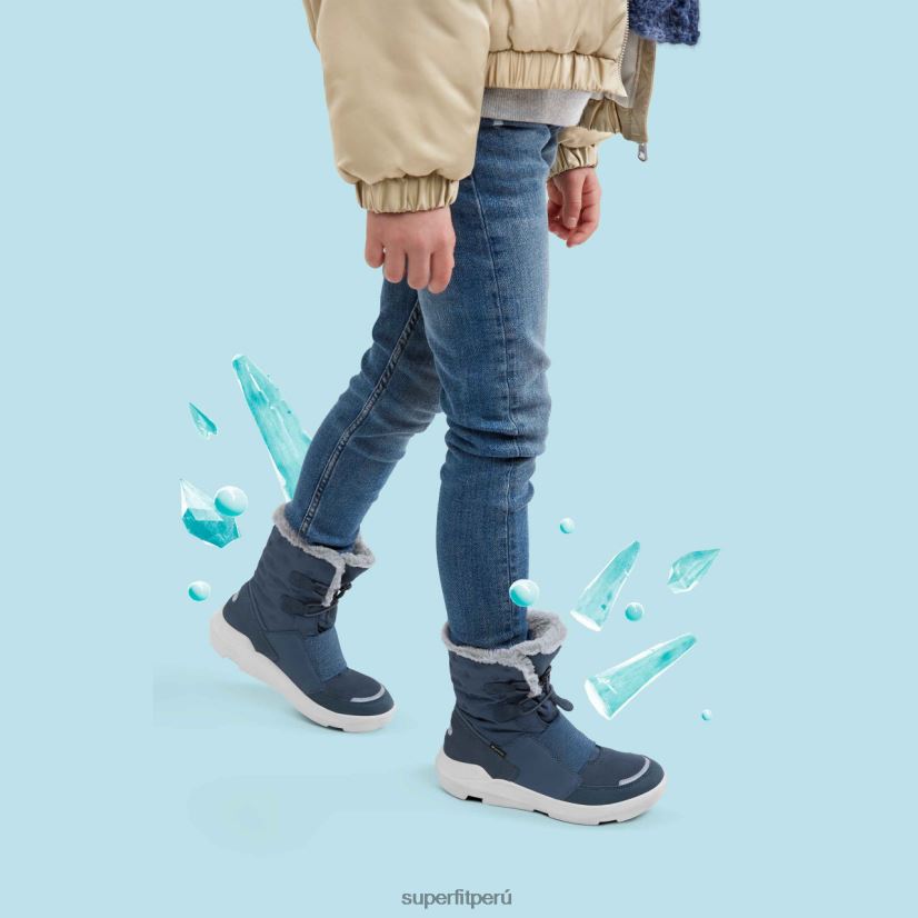 educación física Superfit niños y adolescentes crepúsculo - bota con cierre rápido azul V06L24921 botas