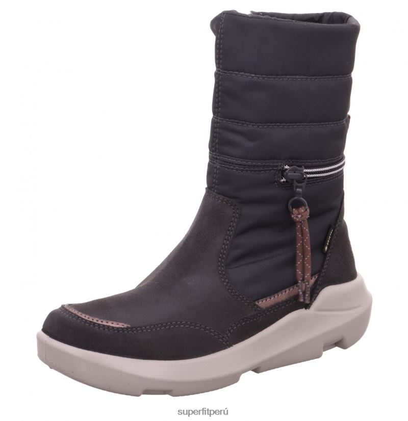 educación física Superfit niños y adolescentes crepúsculo - bota con cremallera gris V06L24923 botas