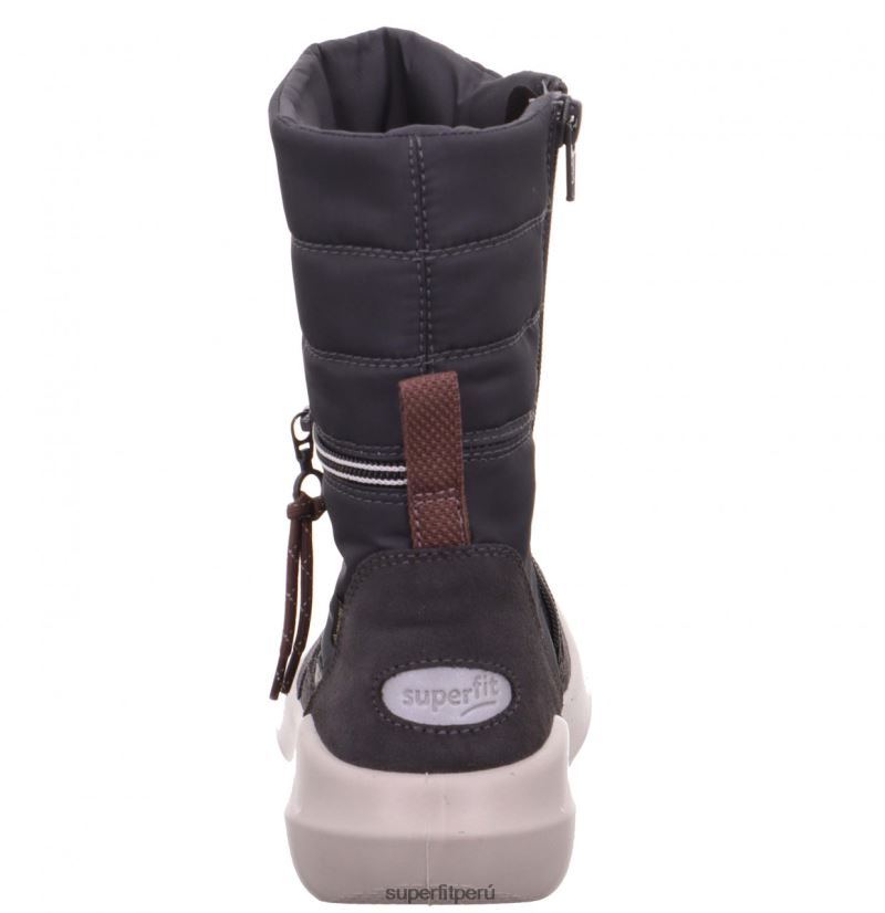 educación física Superfit niños y adolescentes crepúsculo - bota con cremallera gris V06L24923 botas