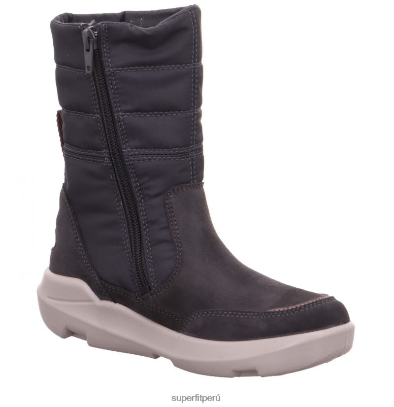 educación física Superfit niños y adolescentes crepúsculo - bota con cremallera gris V06L24923 botas