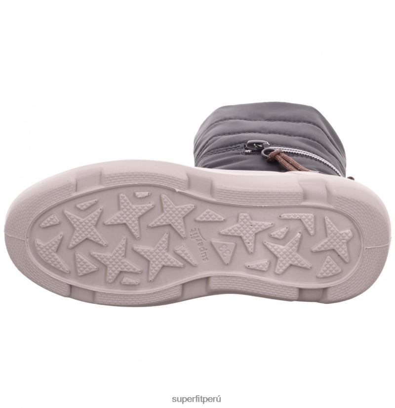 educación física Superfit niños y adolescentes crepúsculo - bota con cremallera gris V06L24923 botas