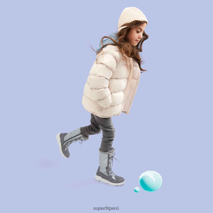 educación física Superfit niños y adolescentes crepúsculo - bota con cremallera gris V06L24930 botas