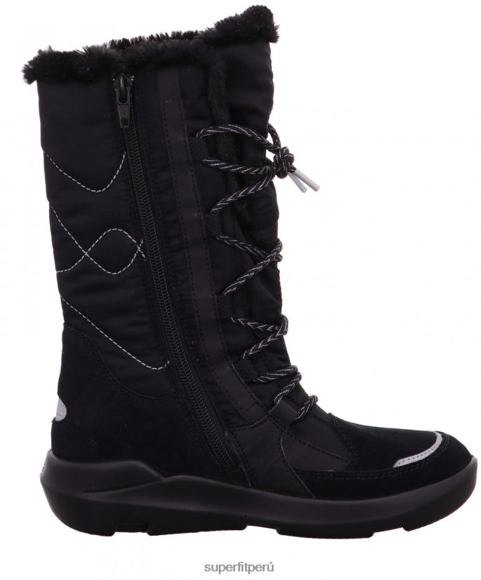 educación física Superfit niños y adolescentes crepúsculo - bota con cremallera negro V06L24914 botas