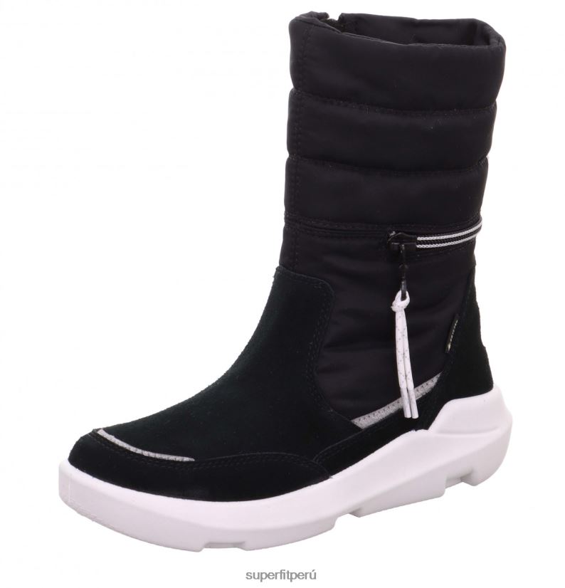 educación física Superfit niños y adolescentes crepúsculo - bota con cremallera negro V06L24920 botas