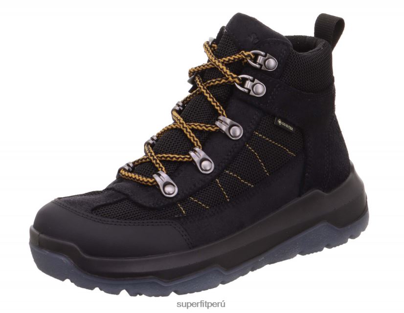 educación física Superfit niños y adolescentes espacio - bota con cordones amarillo negro V06L24912 botas
