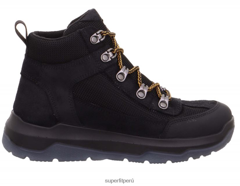 educación física Superfit niños y adolescentes espacio - bota con cordones amarillo negro V06L24912 botas