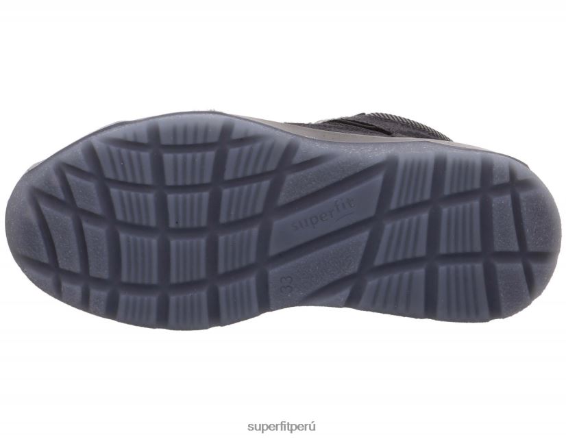 educación física Superfit niños y adolescentes espacio - bota con cordones amarillo negro V06L24912 botas