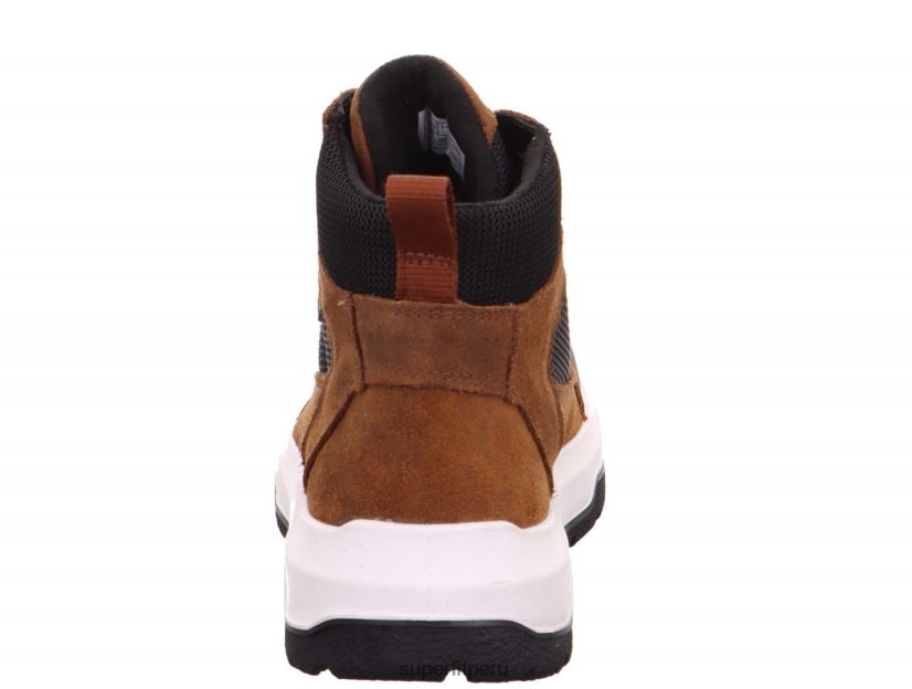 educación física Superfit niños y adolescentes espacio - bota con cordones marrón/negro V06L24917 botas