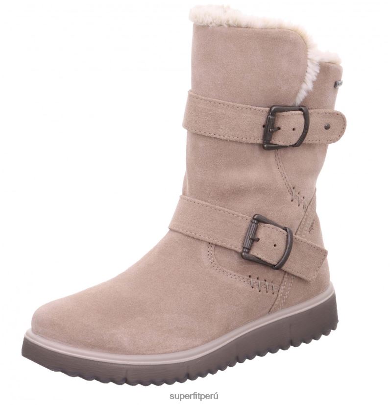 educación física Superfit niños y adolescentes lora - bota con cremallera beige V06L24925 botas