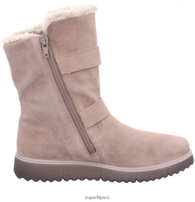educación física Superfit niños y adolescentes lora - bota con cremallera beige V06L24925 botas
