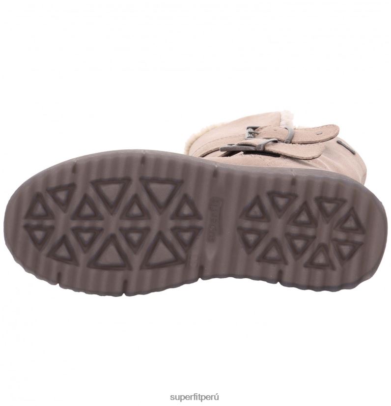educación física Superfit niños y adolescentes lora - bota con cremallera beige V06L24925 botas