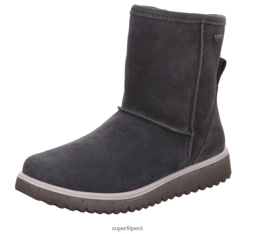 educación física Superfit niños y adolescentes lora - bota con cremallera gris V06L24913 botas