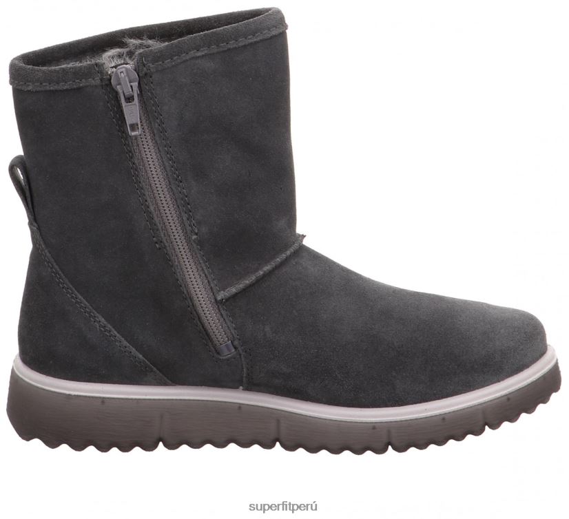 educación física Superfit niños y adolescentes lora - bota con cremallera gris V06L24913 botas