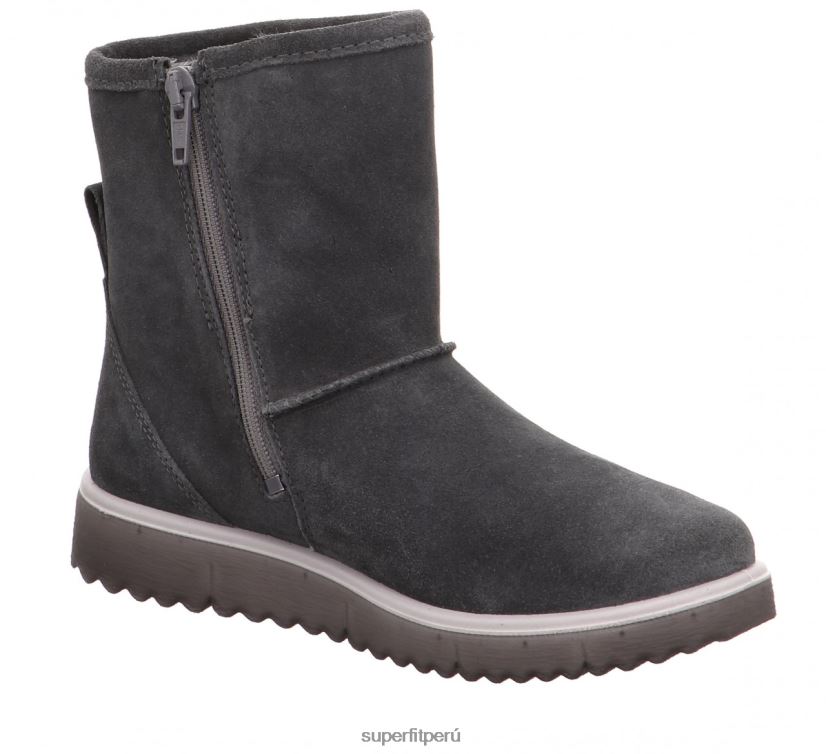 educación física Superfit niños y adolescentes lora - bota con cremallera gris V06L24913 botas