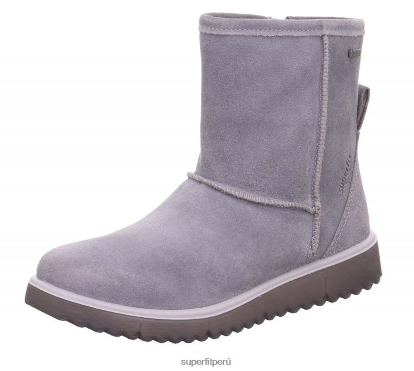 educación física Superfit niños y adolescentes lora - bota con cremallera gris claro V06L24938 botas