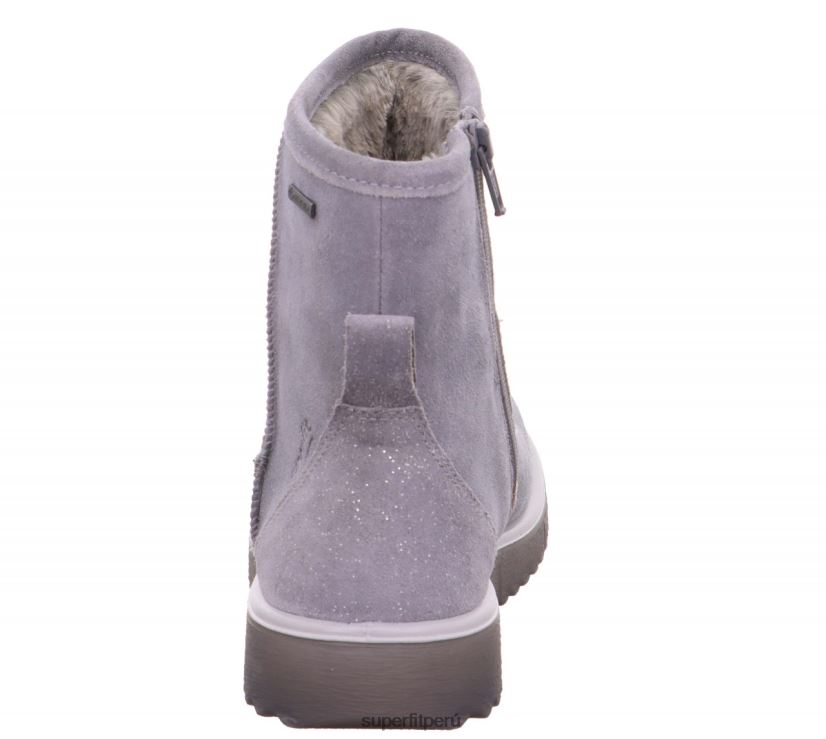 educación física Superfit niños y adolescentes lora - bota con cremallera gris claro V06L24938 botas