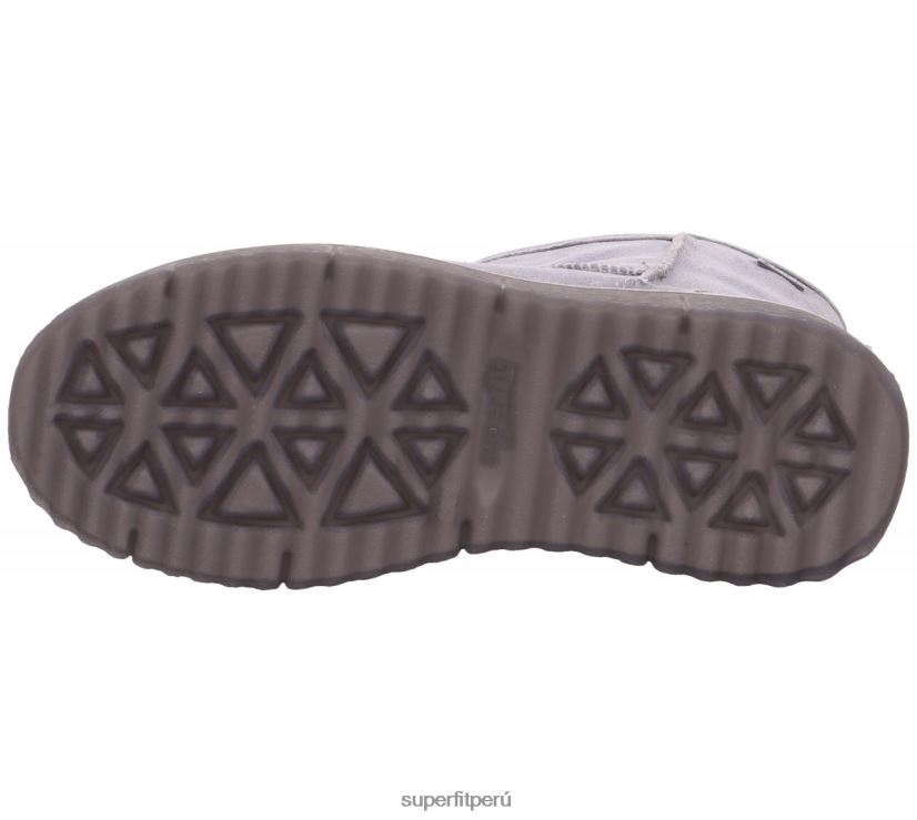 educación física Superfit niños y adolescentes lora - bota con cremallera gris claro V06L24938 botas