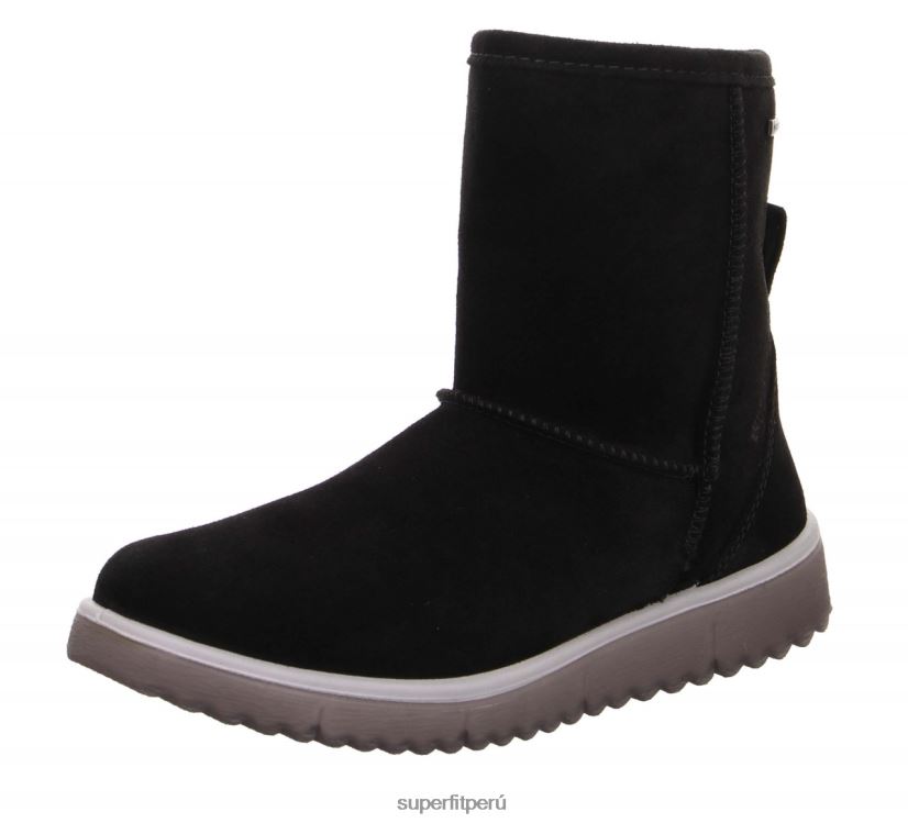 educación física Superfit niños y adolescentes lora - bota con cremallera negro V06L24929 botas