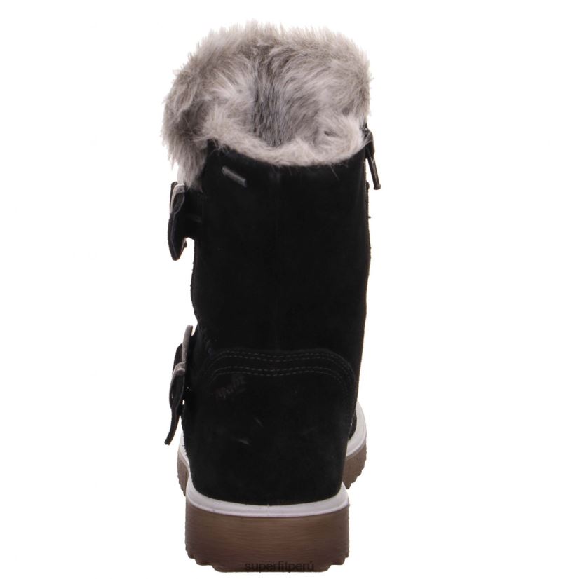 educación física Superfit niños y adolescentes lora - bota con cremallera negro V06L24934 botas