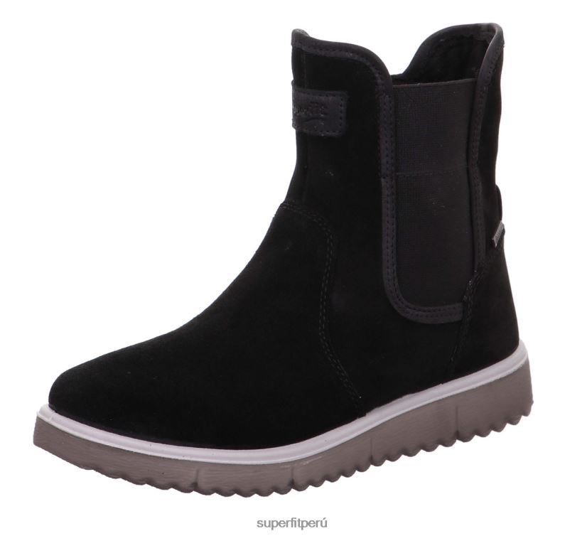 educación física Superfit niños y adolescentes lora - bota con cremallera negro V06L24937 botas