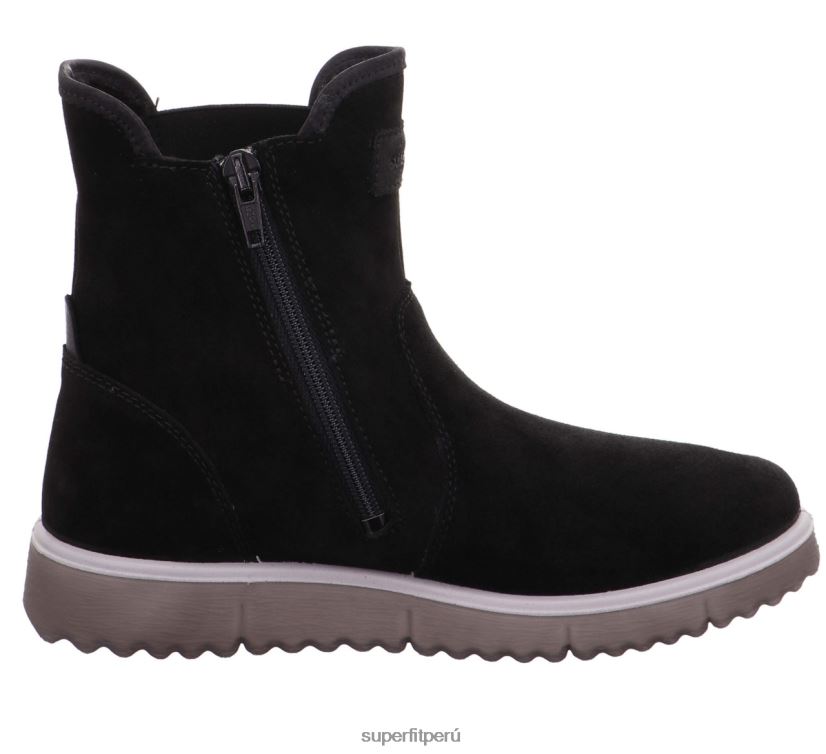 educación física Superfit niños y adolescentes lora - bota con cremallera negro V06L24937 botas