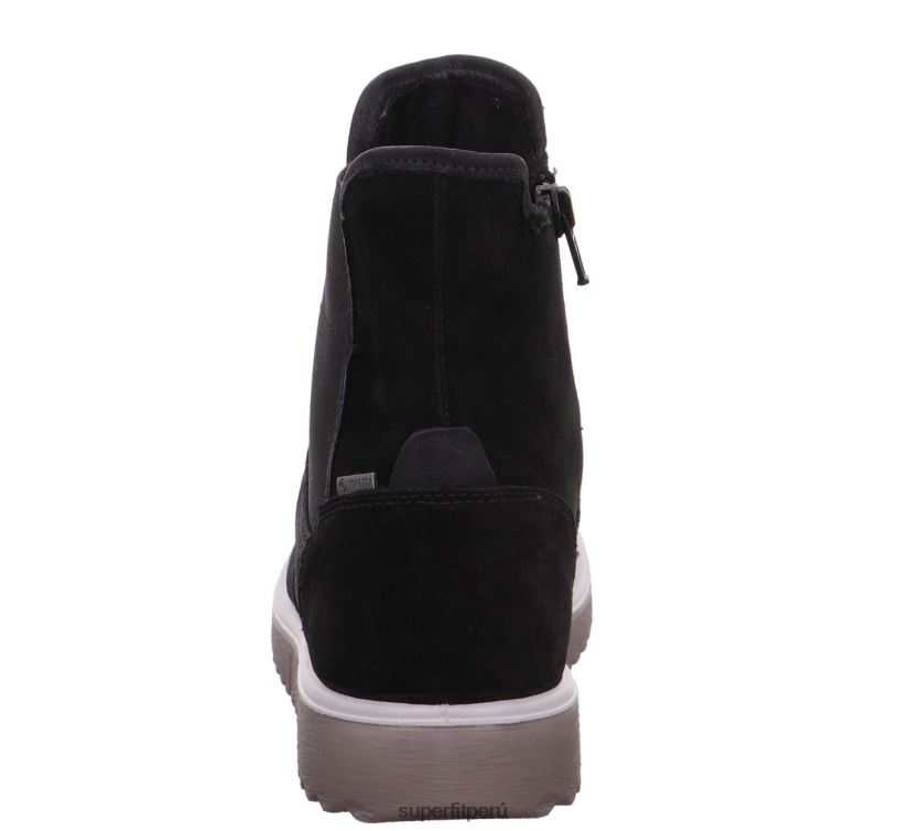 educación física Superfit niños y adolescentes lora - bota con cremallera negro V06L24937 botas