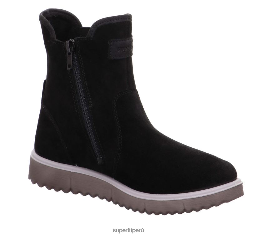 educación física Superfit niños y adolescentes lora - bota con cremallera negro V06L24937 botas