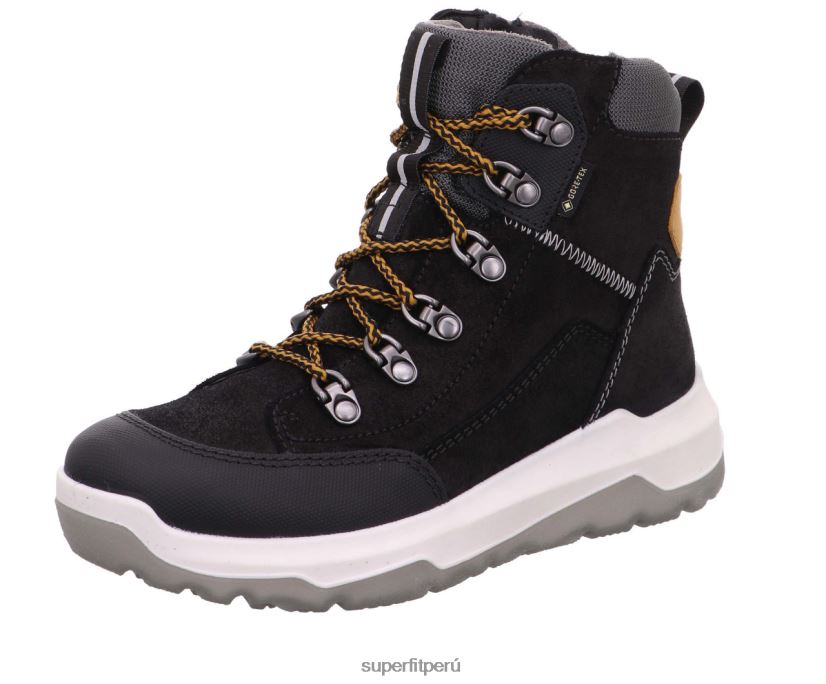 educación física Superfit niños y adolescentes space - bota con cremallera amarillo negro V06L24916 botas