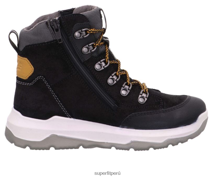 educación física Superfit niños y adolescentes space - bota con cremallera amarillo negro V06L24916 botas