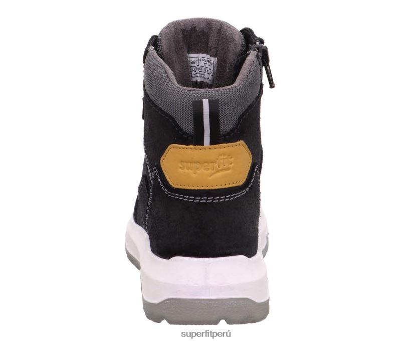 educación física Superfit niños y adolescentes space - bota con cremallera amarillo negro V06L24916 botas